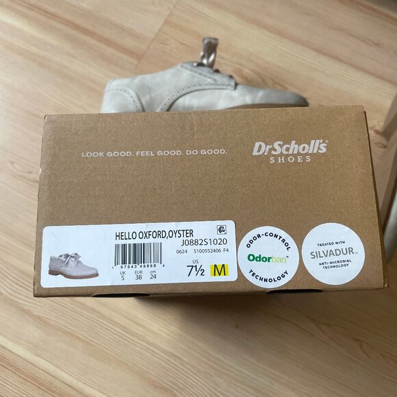 New Dr. Scholl's Hello Oxford, Sand, 7.5 - Picture 6 of 8